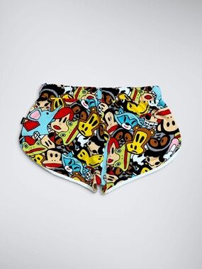 VTG Y2K Paul Frank Julius All Over Print Micro Dolphin Shorts